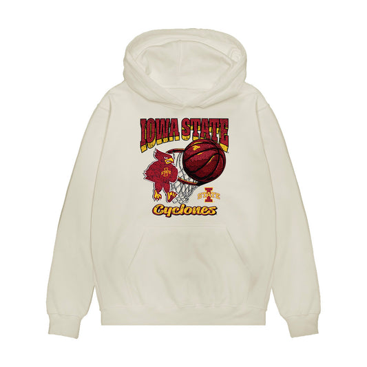 Iowa State - NCAA Men's Basketball : Joshua Jefferson - Vintage Shersey Premium Hooded Sweatshirt-0