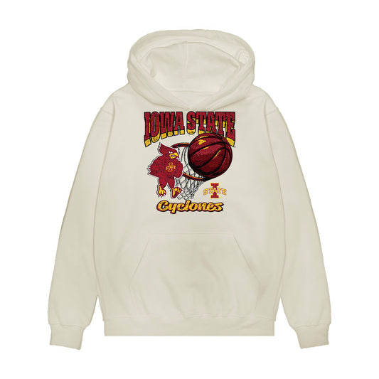 Iowa State - NCAA Men's Basketball : Cade Kelderman - Vintage Shersey Premium Hooded Sweatshirt-0