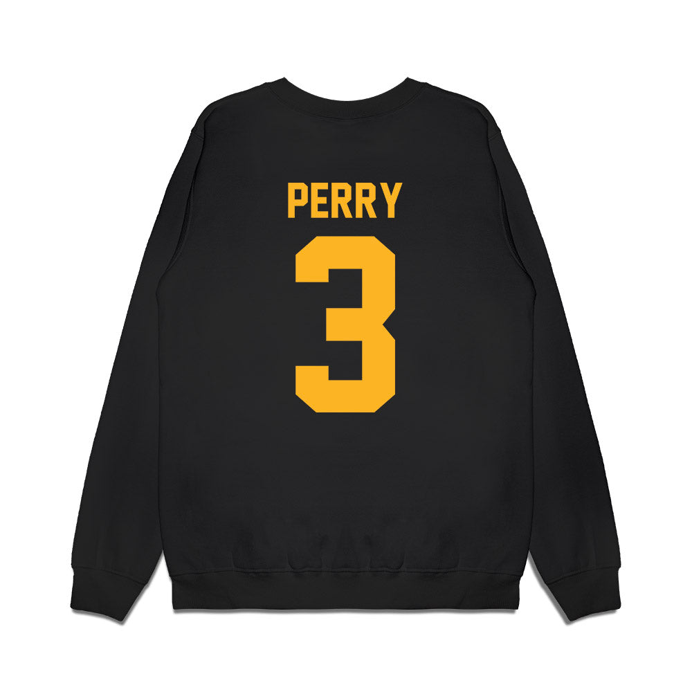 Baylor - NCAA Men's Basketball : Drew Perry - Vintage Shersey Premium Crewneck Sweatshirt-1