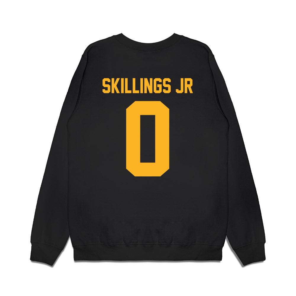 Baylor - NCAA Men's Basketball : Daniel Skillings Jr - Vintage Shersey Premium Crewneck Sweatshirt-1