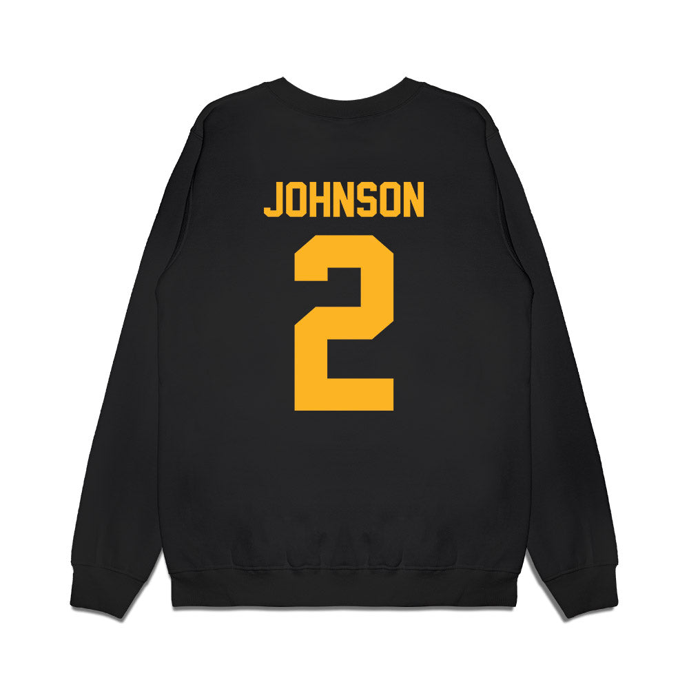 Baylor - NCAA Women's Basketball : Kiersten Johnson - Vintage Shersey Premium Crewneck Sweatshirt-1
