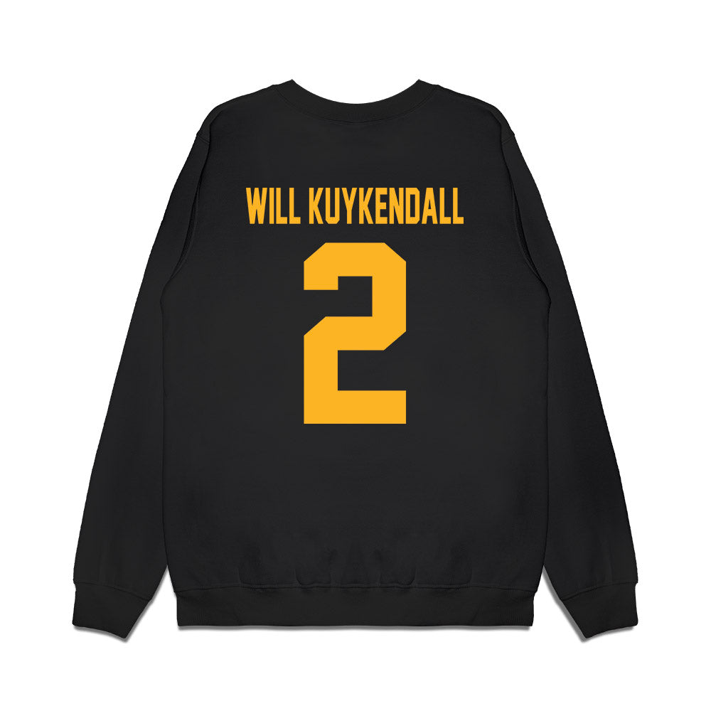 Baylor - NCAA Men's Basketball : Will Will Kuykendall - Vintage Shersey Premium Crewneck Sweatshirt-1