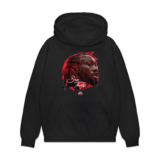 Ohio State - NCAA Men's Basketball : Bruce Thornton - Game Face Premium Hooded Sweatshirt-0
