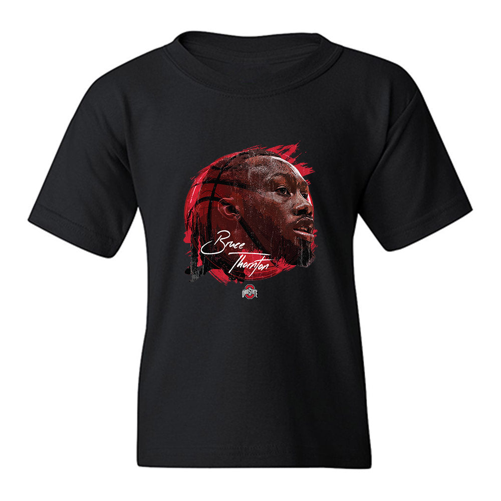 Ohio State - NCAA Men's Basketball : Bruce Thornton - Game Face Youth T-Shirt-0