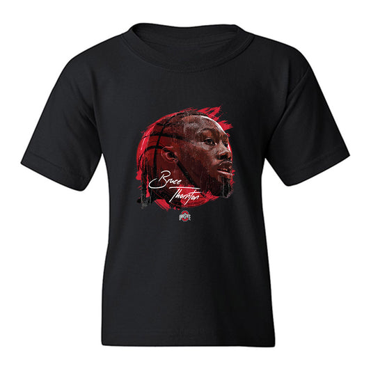 Ohio State - NCAA Men's Basketball : Bruce Thornton - Game Face Youth T-Shirt-0
