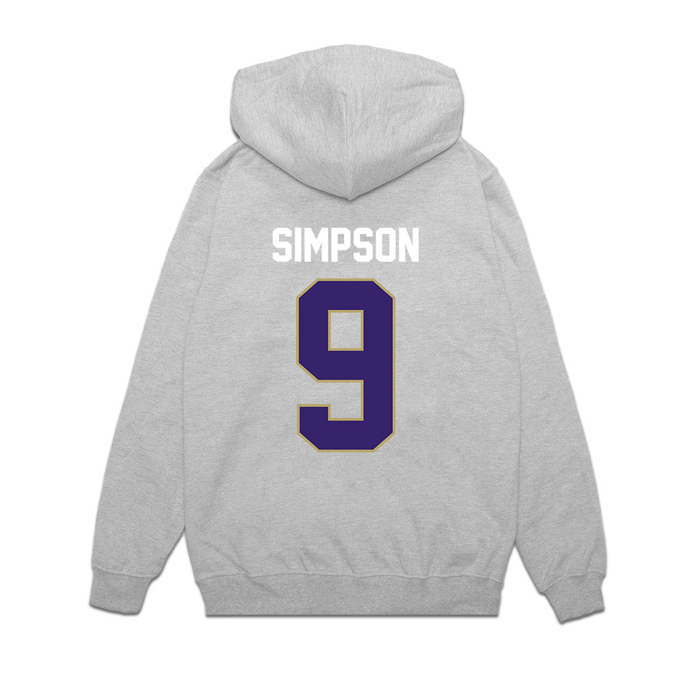 JMU - NCAA Football : Keitrone Simpson - Vintage Football Premium Hooded Sweatshirt-1