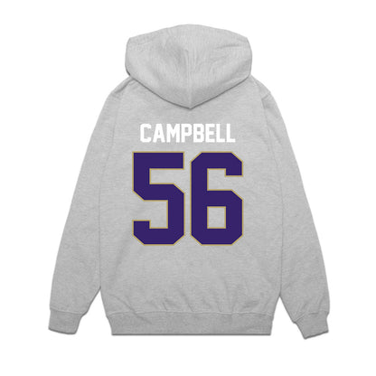 JMU - NCAA Football : JaKobe Campbell - Vintage Football Premium Hooded Sweatshirt-1