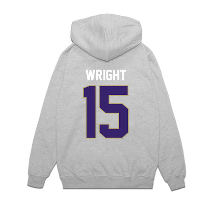 JMU - NCAA Football : Kyi Wright - Vintage Football Premium Hooded Sweatshirt-1