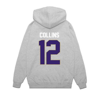 JMU - NCAA Football : Zaron Collins - Vintage Football Premium Hooded Sweatshirt-1