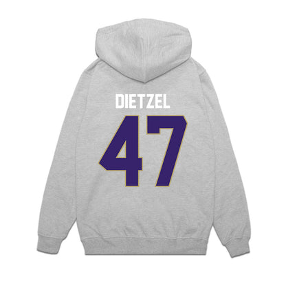 JMU - NCAA Football : Mitchell Dietzel - Vintage Football Premium Hooded Sweatshirt-1
