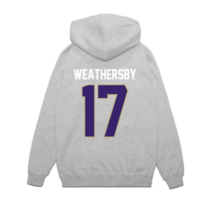 JMU - NCAA Football : Gannon Weathersby - Vintage Football Premium Hooded Sweatshirt-1