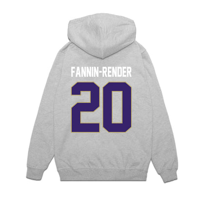 JMU - NCAA Football : Malachi Fannin-Render - Vintage Football Premium Hooded Sweatshirt-1