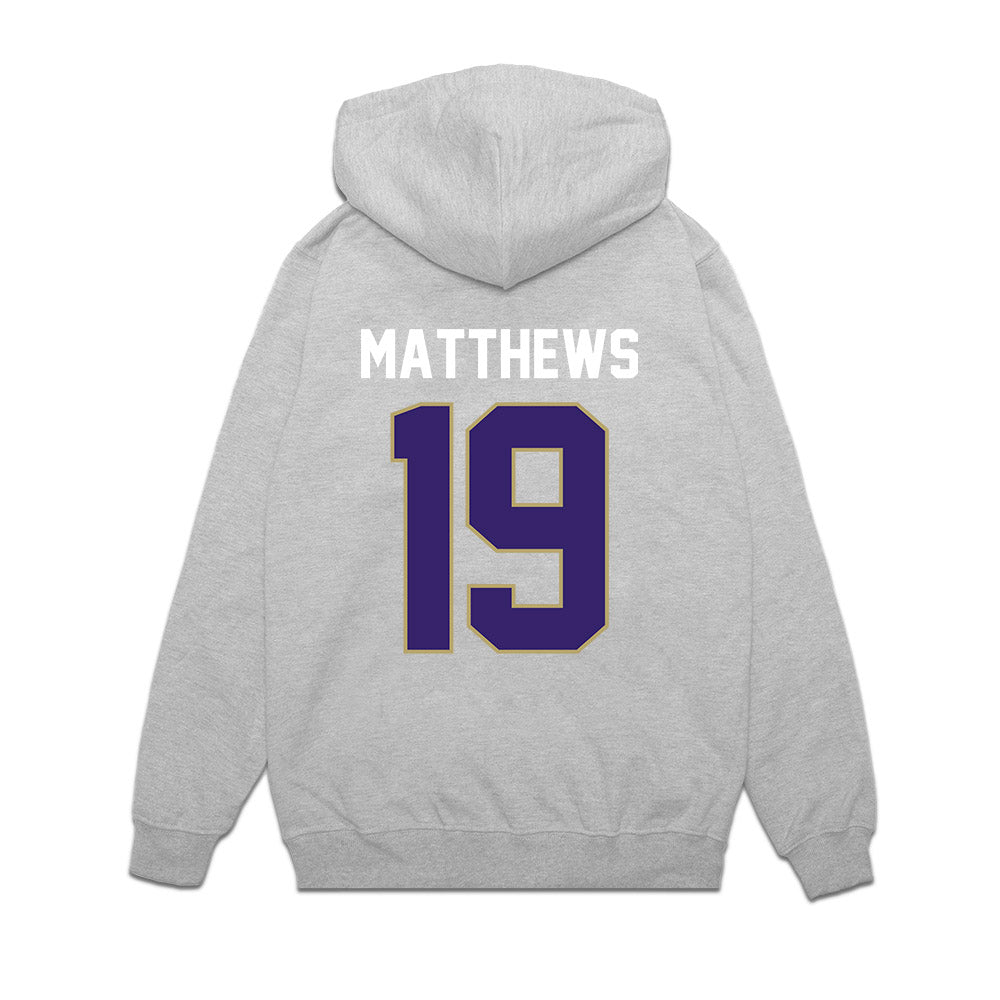 JMU - NCAA Football : Micah Matthews - Vintage Football Premium Hooded Sweatshirt-1