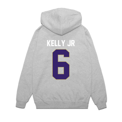 JMU - NCAA Football : DJ Kelly Jr - Vintage Football Premium Hooded Sweatshirt-1