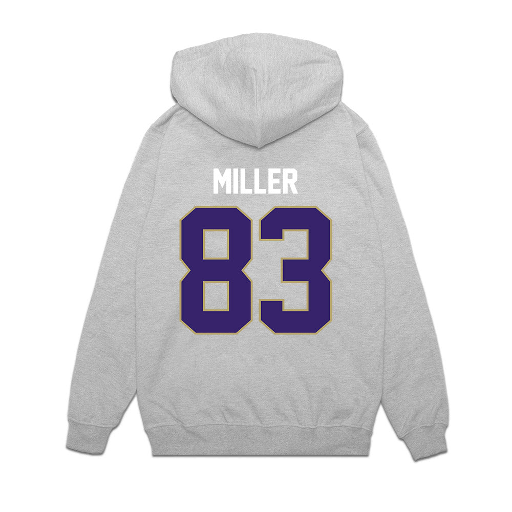 JMU - NCAA Football : Chase Miller - Vintage Football Premium Hooded Sweatshirt-1