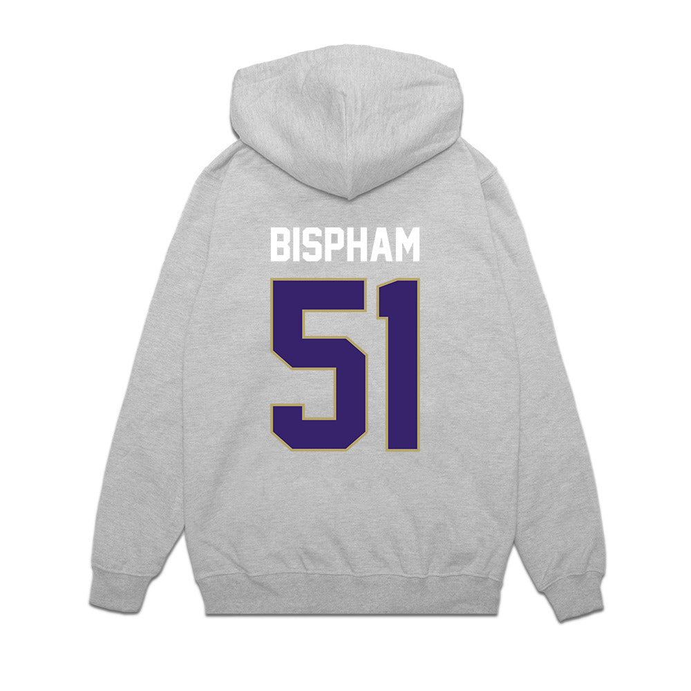 JMU - NCAA Football : Christopher Bispham - Vintage Football Premium Hooded Sweatshirt-1