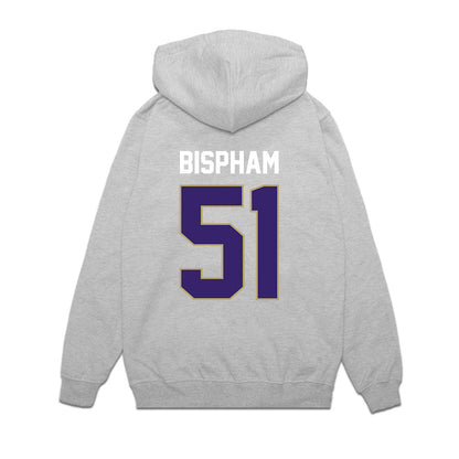 JMU - NCAA Football : Christopher Bispham - Vintage Football Premium Hooded Sweatshirt-1