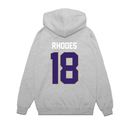 JMU - NCAA Football : Jase Rhodes - Vintage Football Premium Hooded Sweatshirt-1