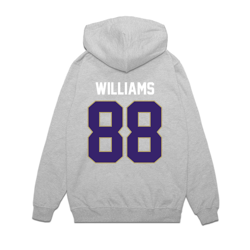 JMU - NCAA Football : Dylan Williams - Vintage Football Premium Hooded Sweatshirt-1