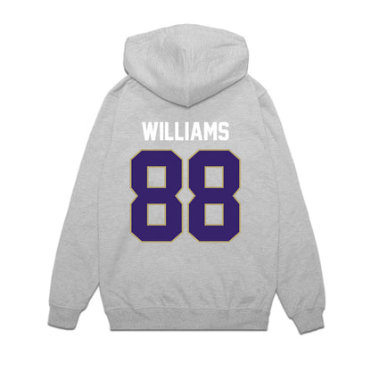 JMU - NCAA Football : Dylan Williams - Vintage Football Premium Hooded Sweatshirt-1