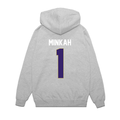 JMU - NCAA Football : Damier Minkah - Vintage Football Premium Hooded Sweatshirt-1