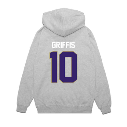 JMU - NCAA Football : Brett Griffis - Vintage Football Premium Hooded Sweatshirt-1