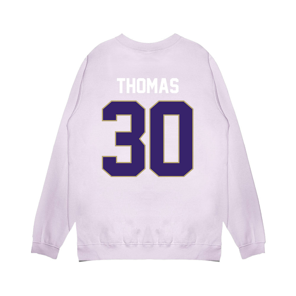 JMU - NCAA Football : Dkwan Thomas - Vintage Football Premium Crewneck Sweatshirt-1