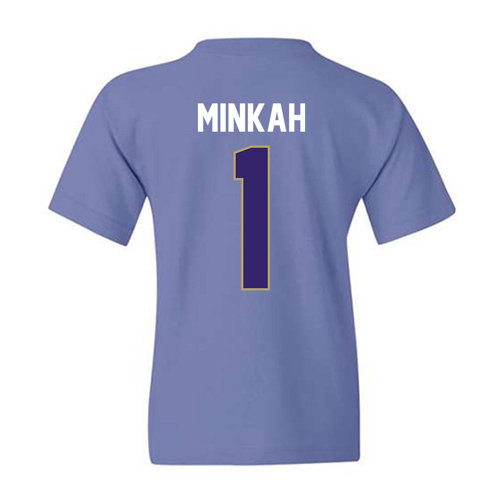 JMU - NCAA Football : Damier Minkah - Vintage Football Youth T-Shirt-1