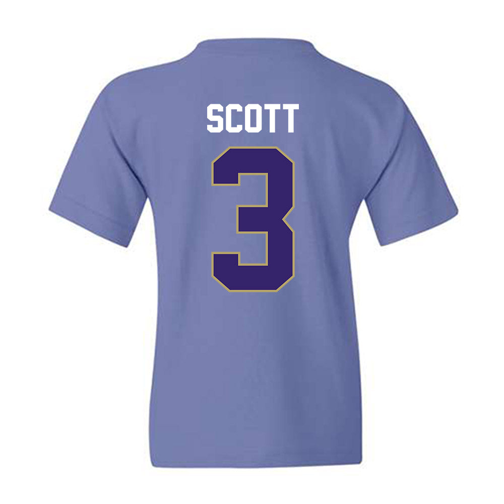 JMU - NCAA Football : Corey Scott - Vintage Football Youth T-Shirt-1