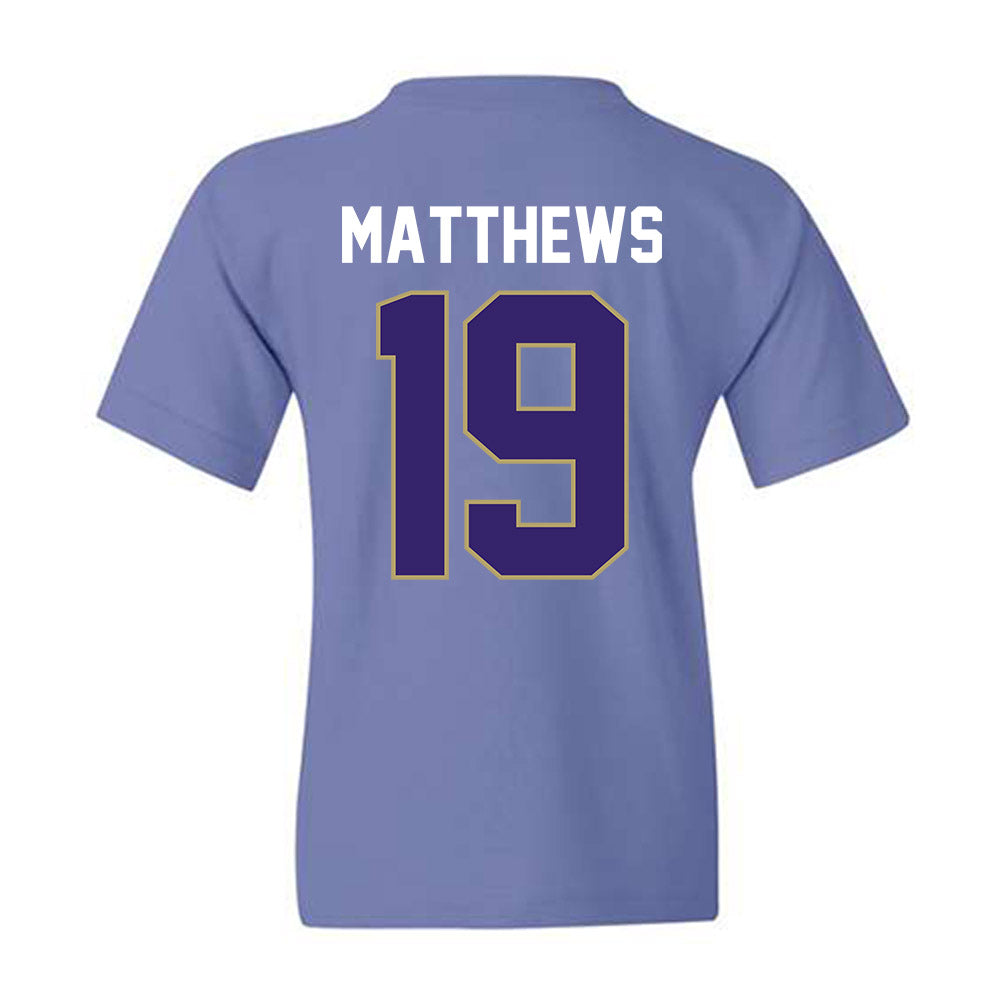 JMU - NCAA Football : Micah Matthews - Vintage Football Youth T-Shirt-1