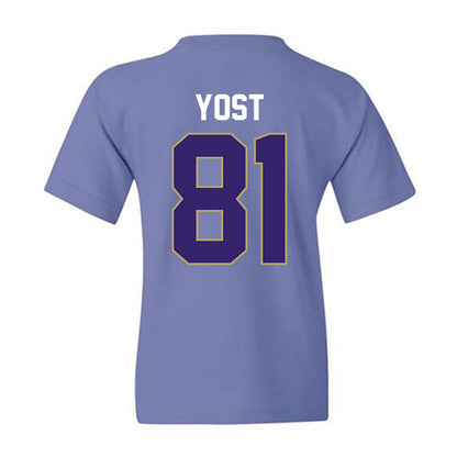 JMU - NCAA Football : Sue Yost - Vintage Football Youth T-Shirt-1