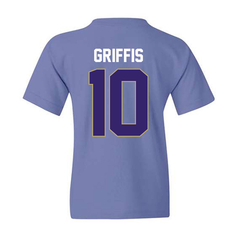 JMU - NCAA Football : Brett Griffis - Vintage Football Youth T-Shirt-1