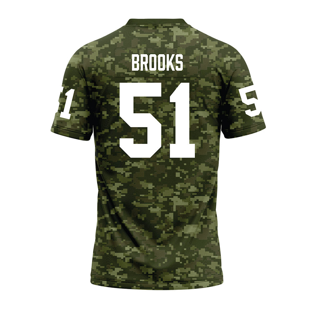 Tarleton State - NCAA Football : Dillon Brooks - Military Green Camo Premium Football Jersey-1