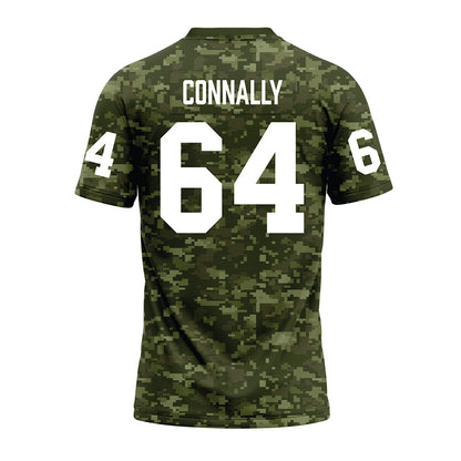 Tarleton State - NCAA Football : Rikter Connally - Military Green Camo Premium Football Jersey-1