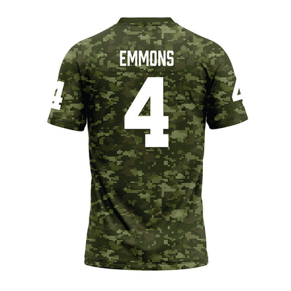 Tarleton State - NCAA Football : Omar Emmons - Military Green Camo Premium Football Jersey-1