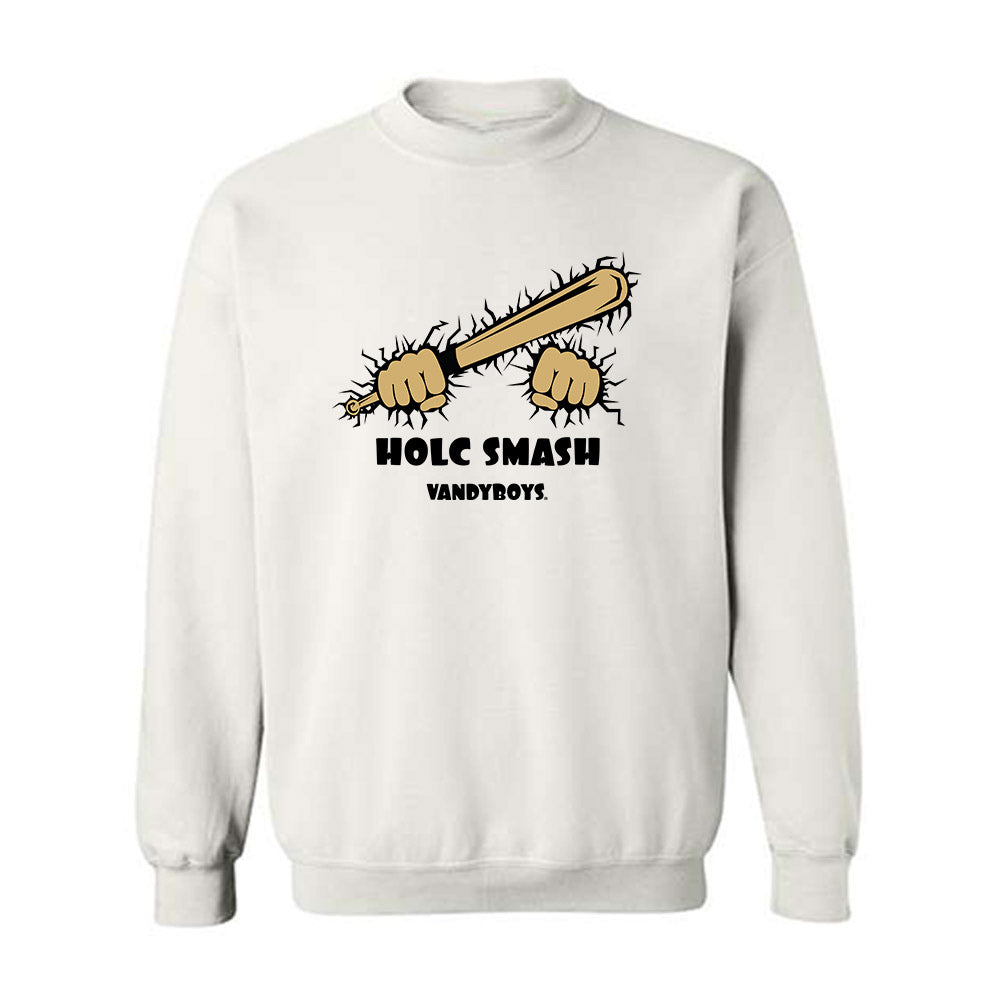 Vanderbilt - NCAA Baseball : Braden Holcomb - Holc Smash Crewneck Sweatshirt-0