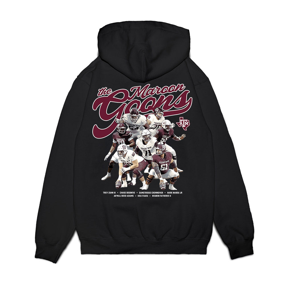 Texas A&M - NCAA Football : - The Maroon Goons Premium Hooded Sweatshirt-1
