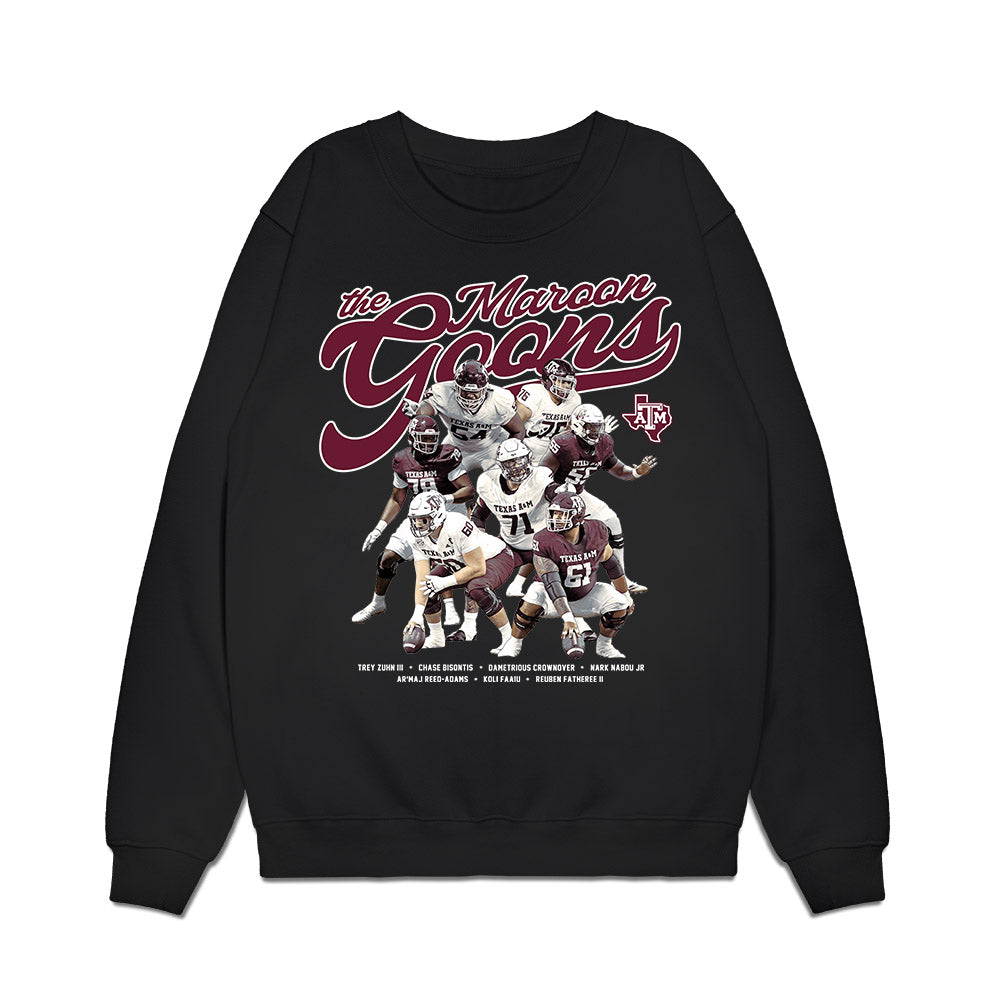 Texas A&M - NCAA Football : - The Maroon Goons Premium Crewneck Sweatshirt-0