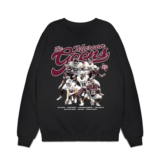 Texas A&M - NCAA Football : - The Maroon Goons Premium Crewneck Sweatshirt-0