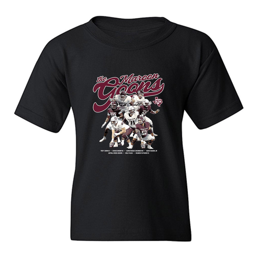 Texas A&M - NCAA Football : - The Maroon Goons Youth T-Shirt-0