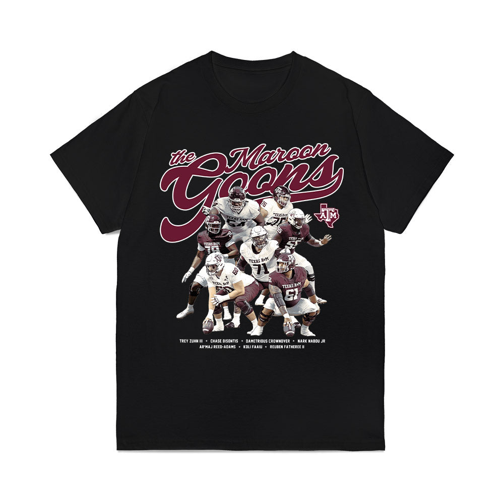 Texas A&M - NCAA Football : - The Maroon Goons Comfort Colors T-Shirt-0