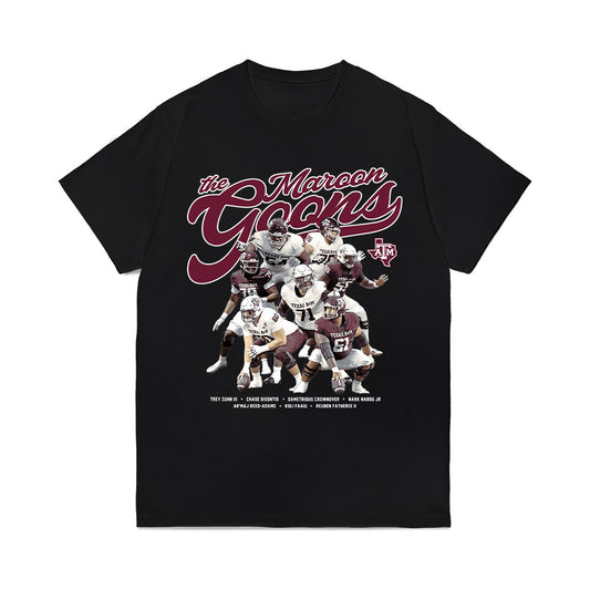 Texas A&M - NCAA Football : - The Maroon Goons Comfort Colors T-Shirt-0