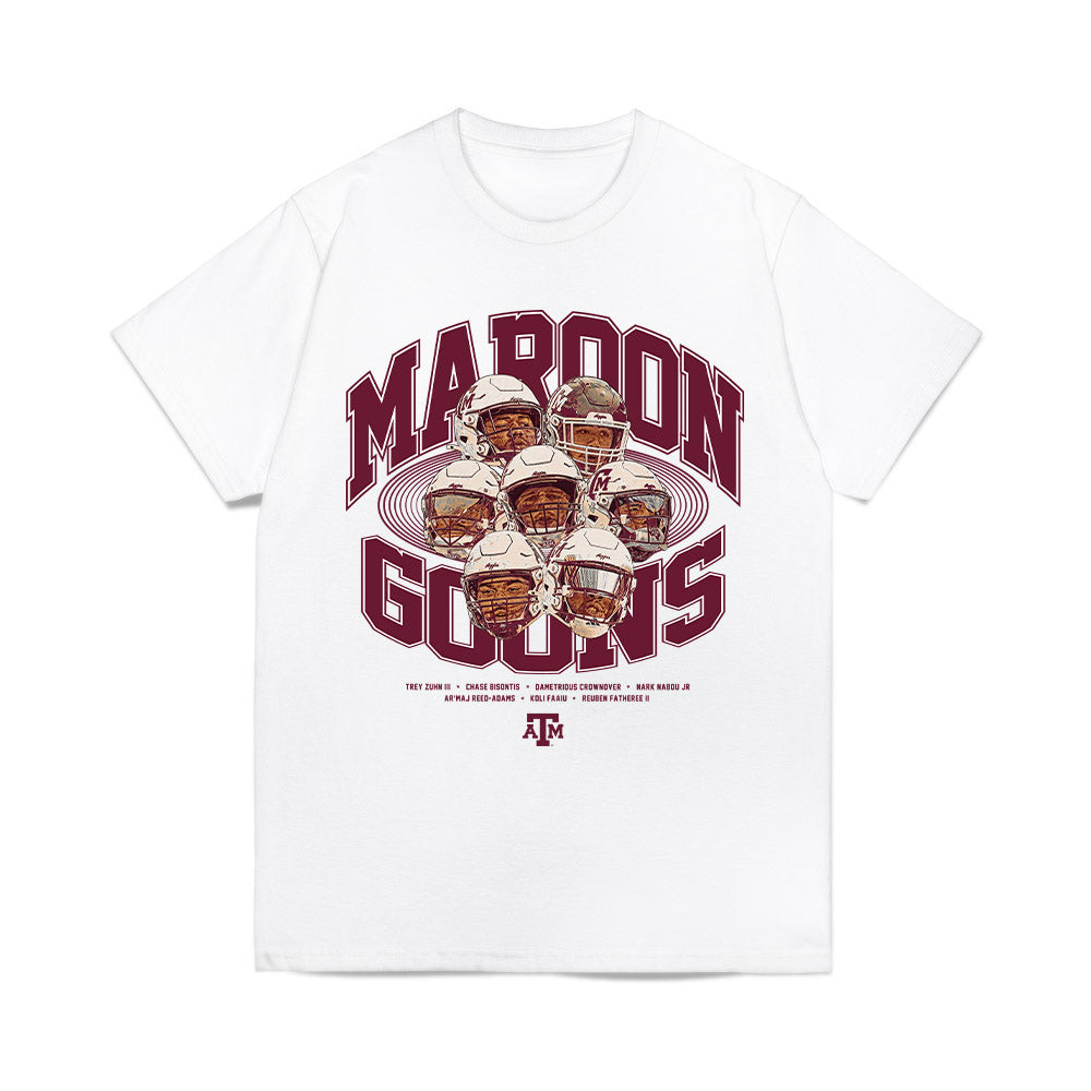 Texas A&M - NCAA Football : - The Maroon Goons Comfort Colors T-Shirt-0