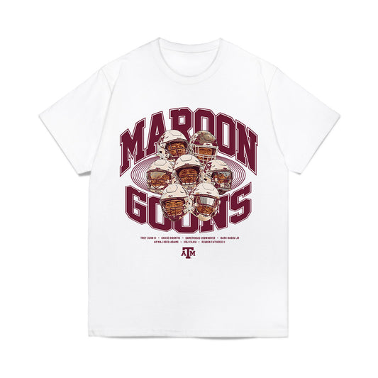 Texas A&M - NCAA Football : - The Maroon Goons Comfort Colors T-Shirt-0