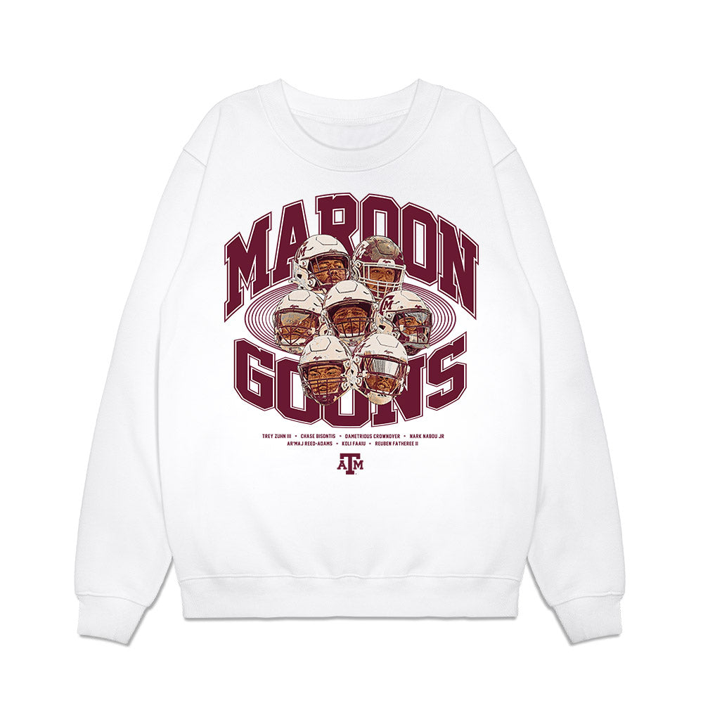 Texas A&M - NCAA Football : - The Maroon Goons Premium Crewneck Sweatshirt-0