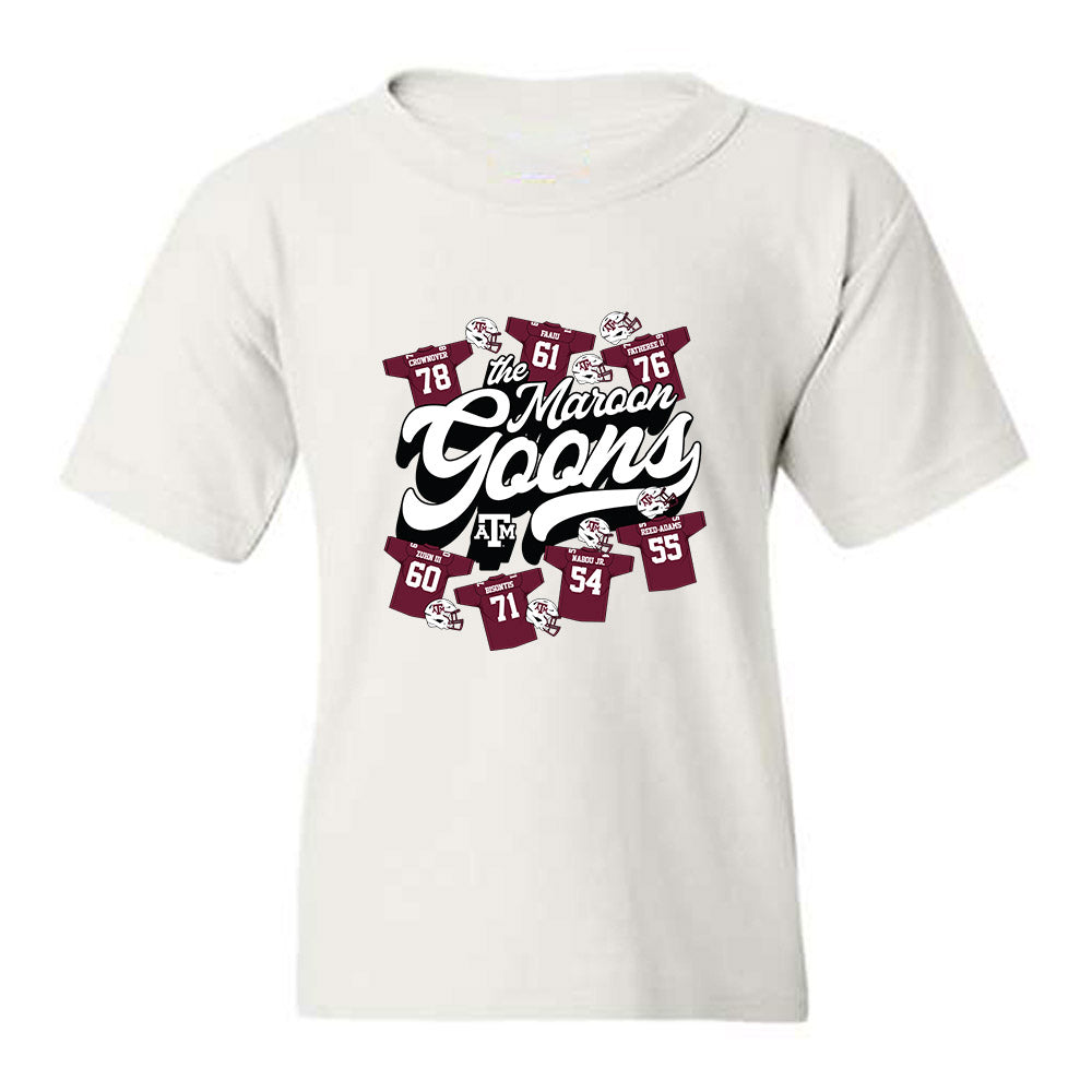 Texas A&M - NCAA Football : - The Maroon Goons Youth T-Shirt-0