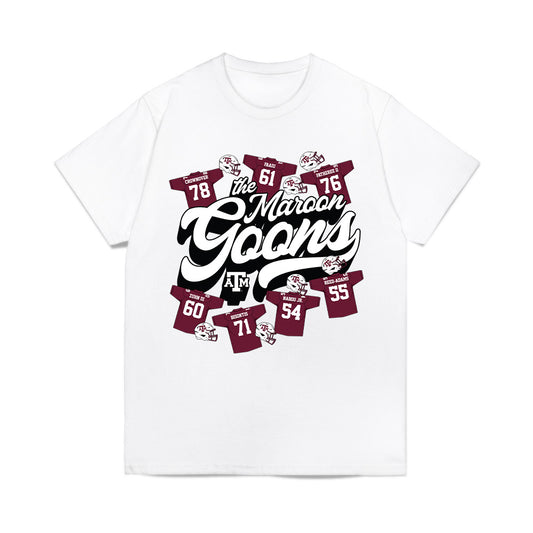 Texas A&M - NCAA Football : - The Maroon Goons Comfort Colors T-Shirt-0