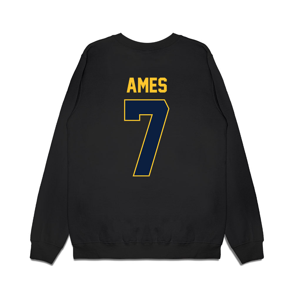 UC Berkeley - NCAA Men's Basketball : Dai Dai Ames - Vintage Shersey Premium Crewneck Sweatshirt-1