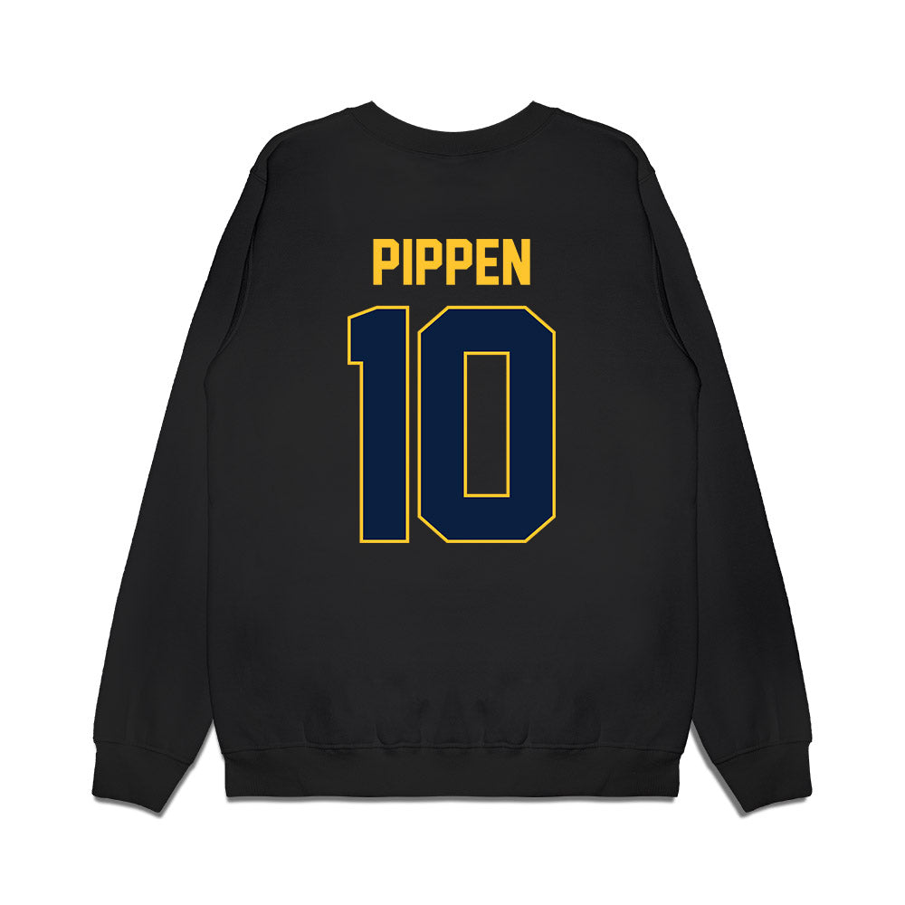 UC Berkeley - NCAA Men's Basketball : Justin Pippen - Vintage Shersey Premium Crewneck Sweatshirt-1