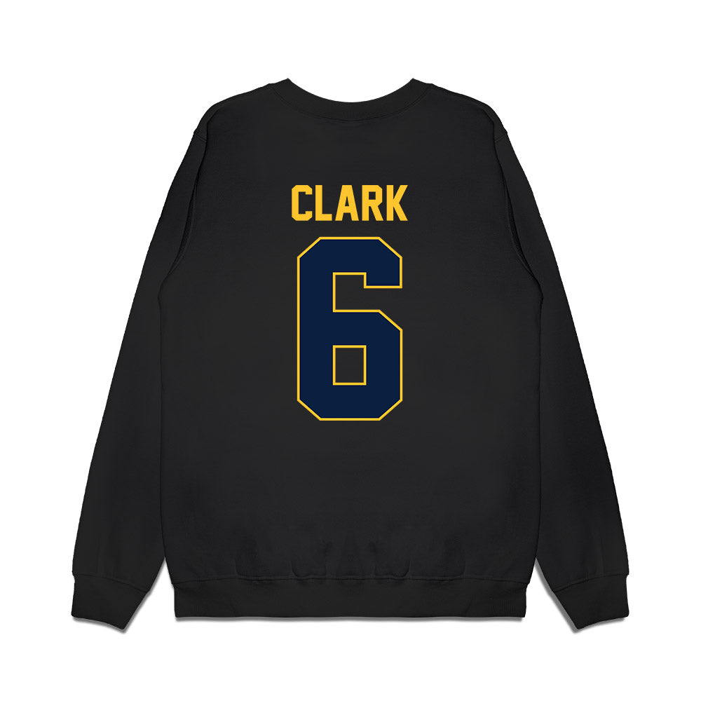 UC Berkeley - NCAA Men's Basketball : Jorell Clark - Vintage Shersey Premium Crewneck Sweatshirt-1